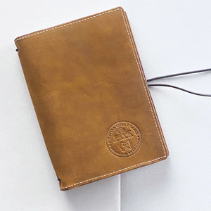 Brown Crazy Horse Leather A5 Journal Cover
