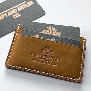 Brown Crazy Horse Leather Card Holder