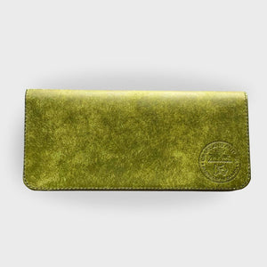 Olive Pueblo Leather Long Wallet Plus+