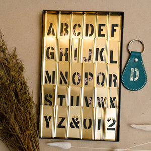 Personalized Letter Engraving for Custom Keychains