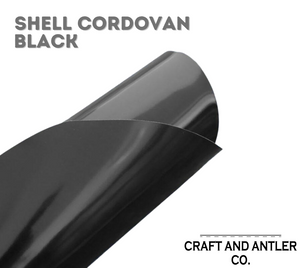 Black Shell Cordovan Leather