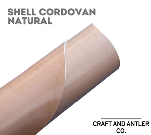 Shell Cordovan Leather Natural Color