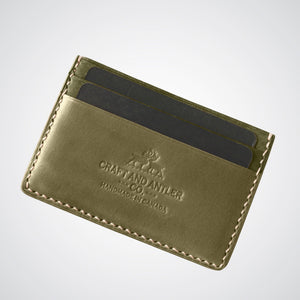 Classic Shell Cordovan Card Holder | Handcrafted EDC