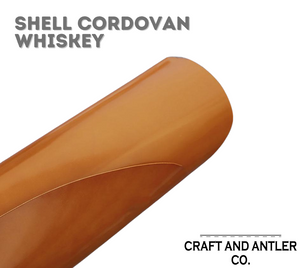 Shell Cordovan Leather Whiskey Colour