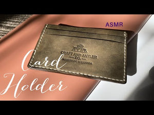 Crafting a Minimalist Leather Card Holder